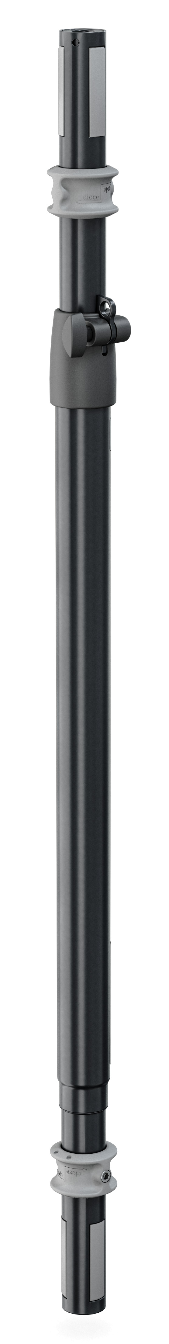 K&M 21376 Distance rod »Easy Lock« steel black 1005 to 1505 mm