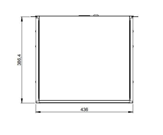 ADAM HALL 19" Parts 87404 ALU - 19" 4HE Rackschublade mit Schloss, Aluminium
