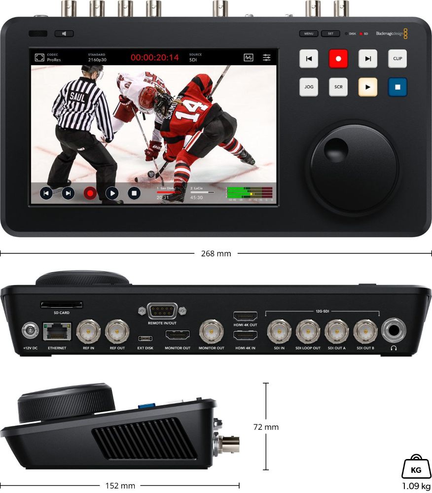 Blackmagic Design HyperDeck Shuttle 4K Pro 2TB