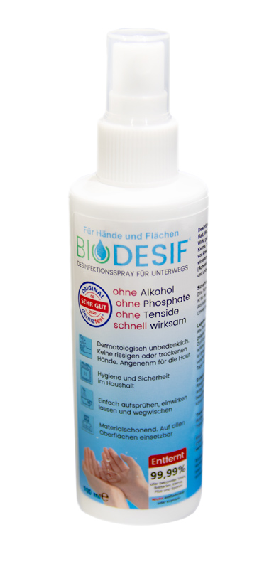 BIODESIF Pumpspray 100ml professionelle Desinfektion