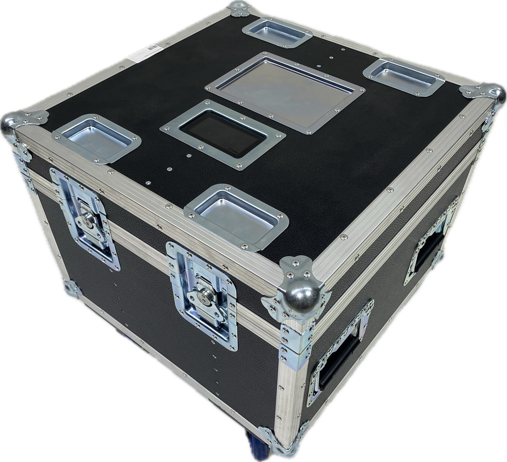 MW-CASE Moveket/Chainmaster D8+ 500-4Lenkrolle( 4x) Truhe, schwarz