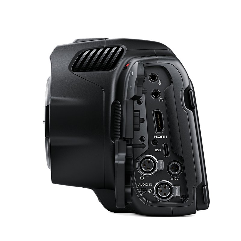 BLACKMAGIC DESIGN Pocket Cinema Camera 6K Pro Digitalfilmkamera mit Super-35-Sensor, EF-Mount und integrierten ND-Filtern
