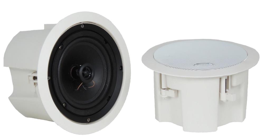 LYNX pro-audio CS-8T  Deckeneinbau Lautsprecher 8", 90 Coaxial 107.5dB, 180W, 100v/70V schaltbar