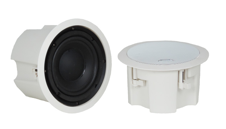 LynxPA CS-8SUB 8" 107dB 220W Deckeneinbau Subwoofer weiß