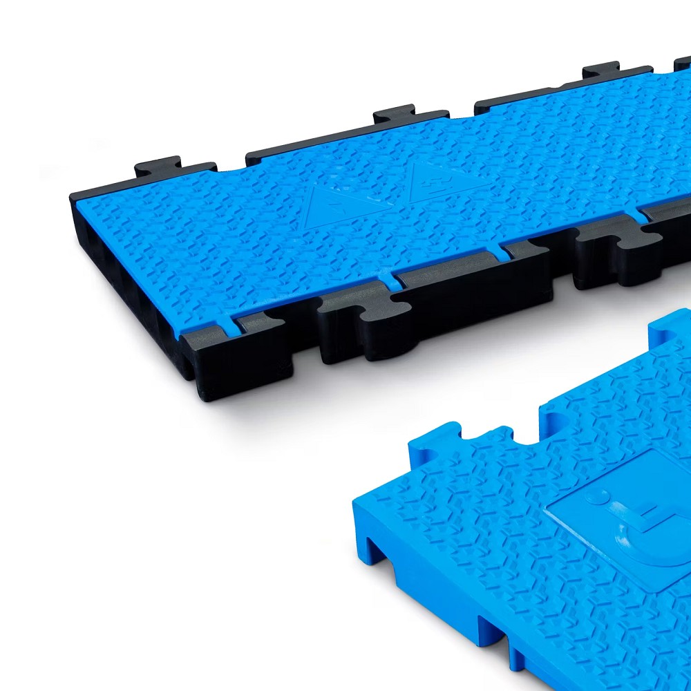 DEFENDER MIDI 5 2D SET BLU Modular system 5 channels | SET blue | wheelchair-accessible transition | height 5.4 cm