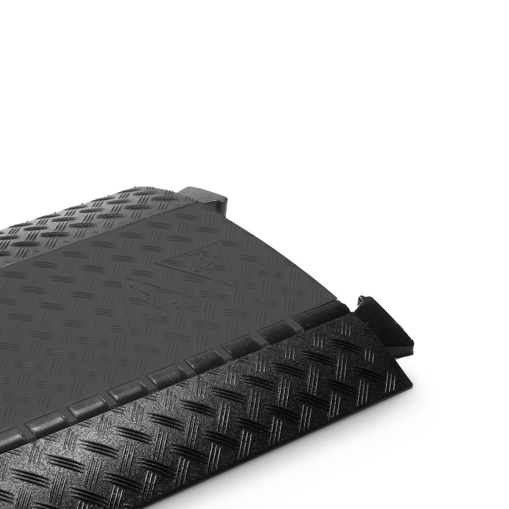 DEFENDER MIDI 4 BLK Cable Protector 4 Channel | black | heavy duty | height 5,5cm
