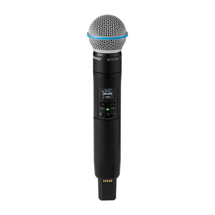 SHURE SLXD2+/B58=-K55 Beta58A Handsender
