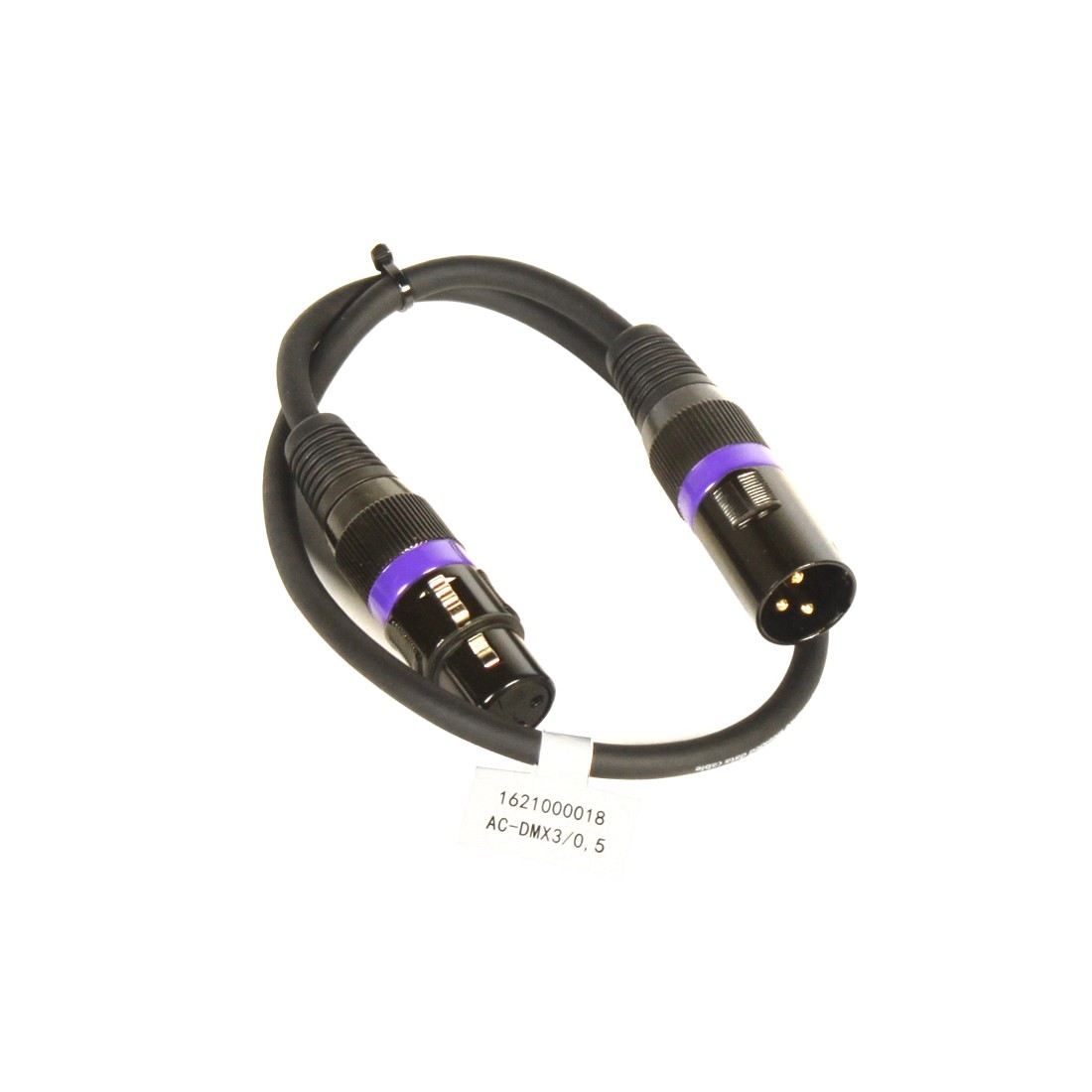 ACCU AC-DMX3/0,5 3 p. XLRm/3 p. XLRf 0,5m DMX