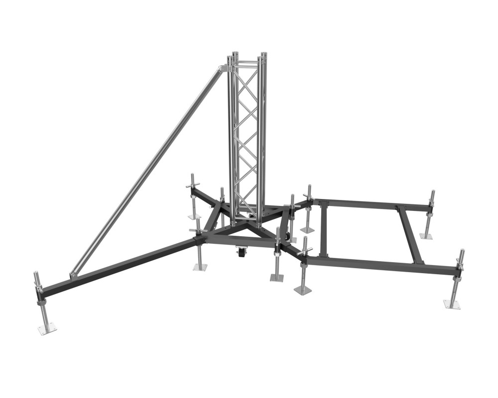 GLOBAL TRUSS F34BS Base New Style für F34/F44 mit Rollen Stahl
