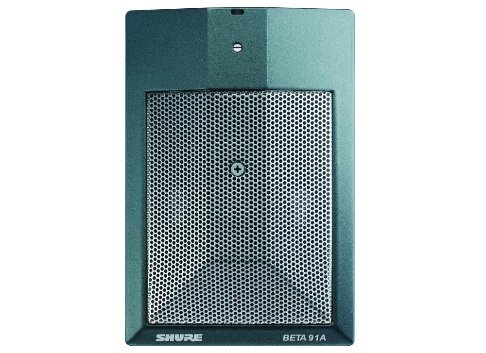 SHURE BETA 91A Grenzflächenmikrofon, Kondensator, Halbniere, XLR, inkl. Tasche, einge. Vorverst. (Bass Drum, Piano, Chor)
