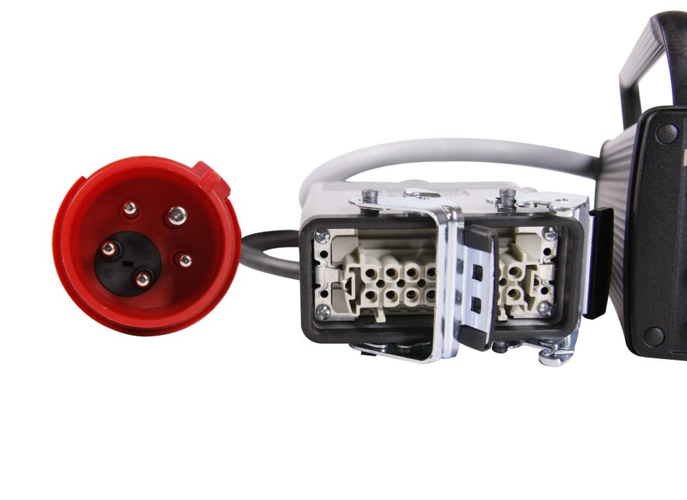 CHAINMASTER CM-802011 Motorcontroller, 4-Kanal, IN: CEE 16A 5pol, OUT: Harting HAN 16E-F-s, Direktsteuerung