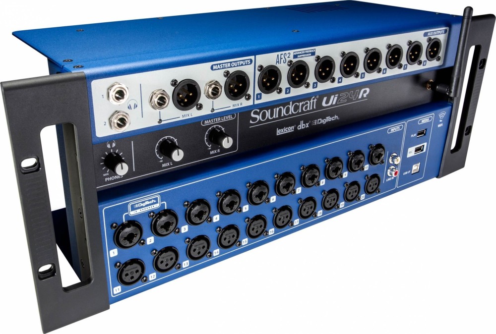 SOUNDCRAFT Ui24R 24-Kanal Mischpult mit Tablet/Smartphone/PC Steuerung