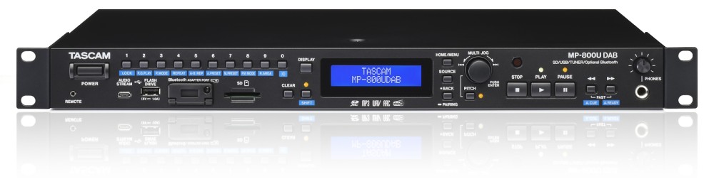 TASCAM MP-800U DAB Medienplayer mit Bluetooth-Option