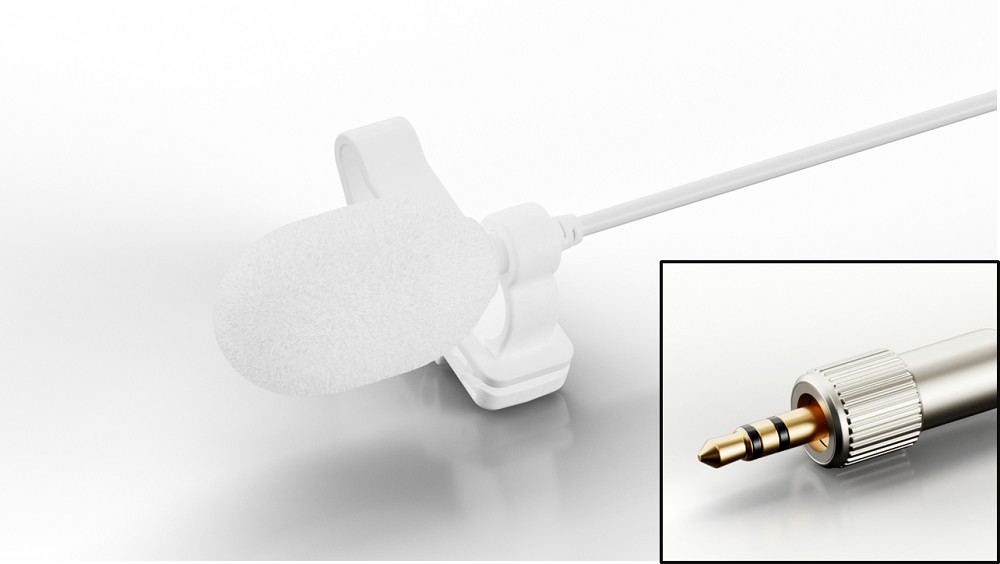 DPA 2061-OL-C-W34-Acc White,  Mini-Jack