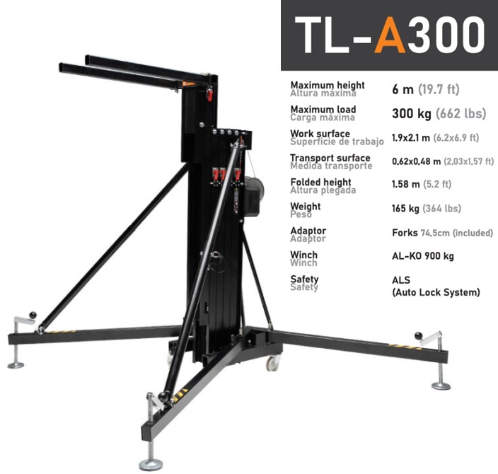 VMB TL-A300 / 5,8 m / 300 kg