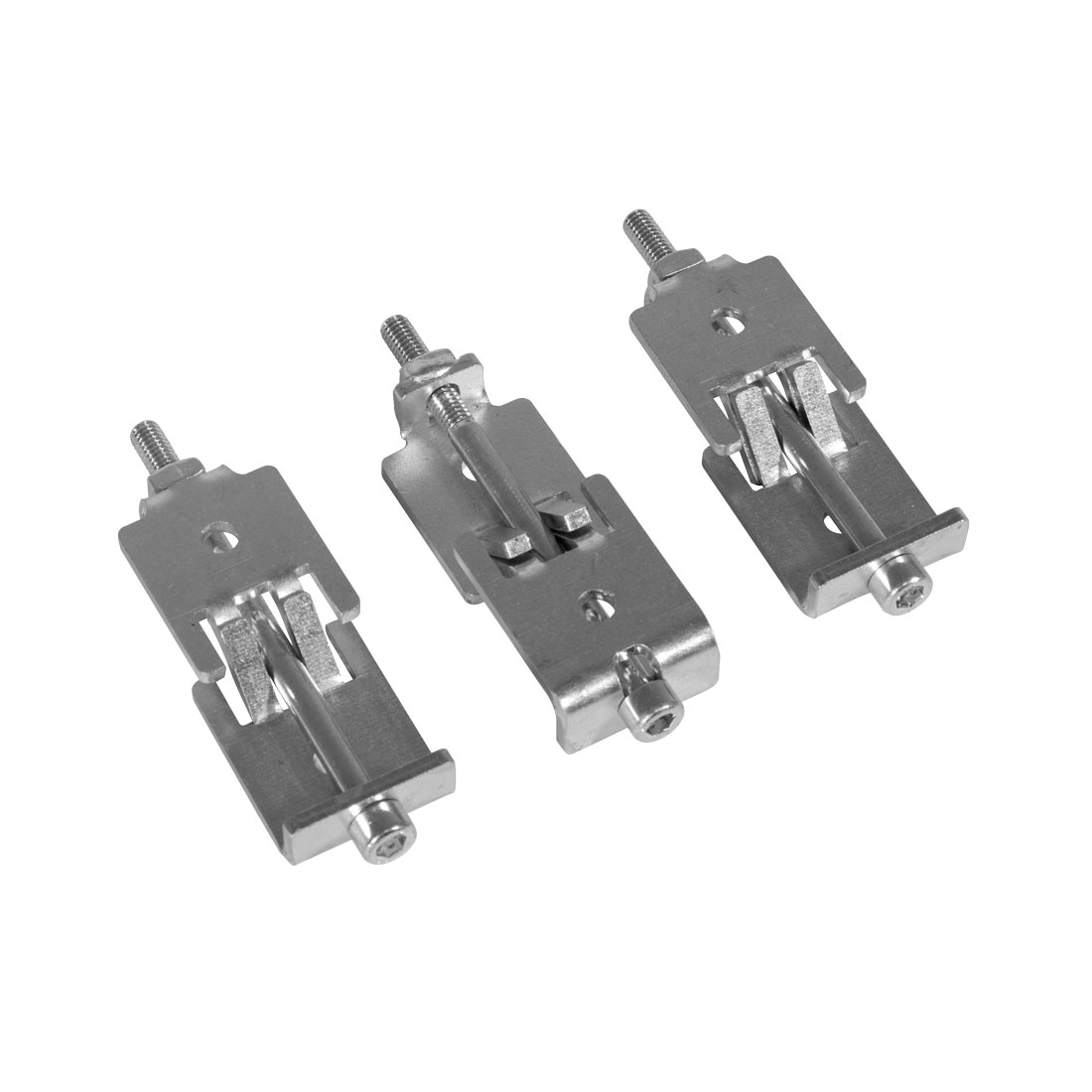 DURASTAGE Deck Profile Clamp Set (3pcs.) Podestverbinder wird seitlich in das Profil geschoben