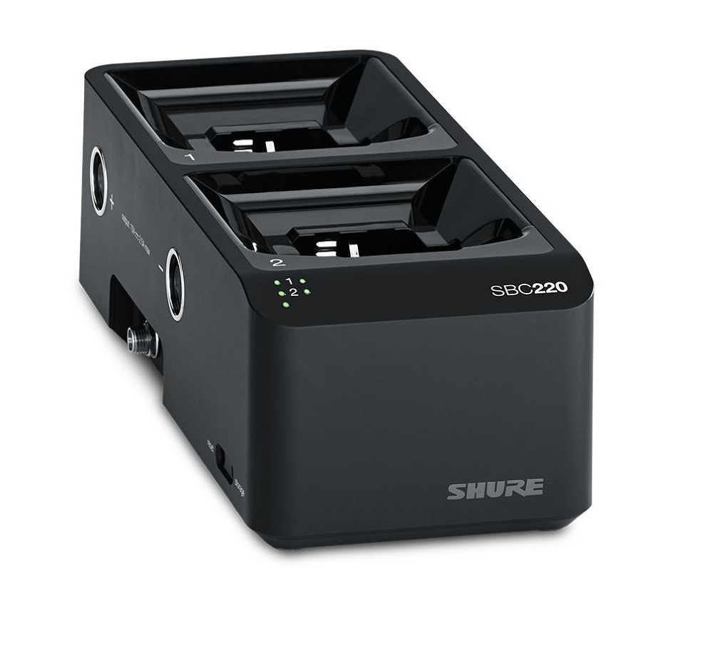 SHURE SBC220 vernetzte 2-fach-Ladestation ohne Netzteil