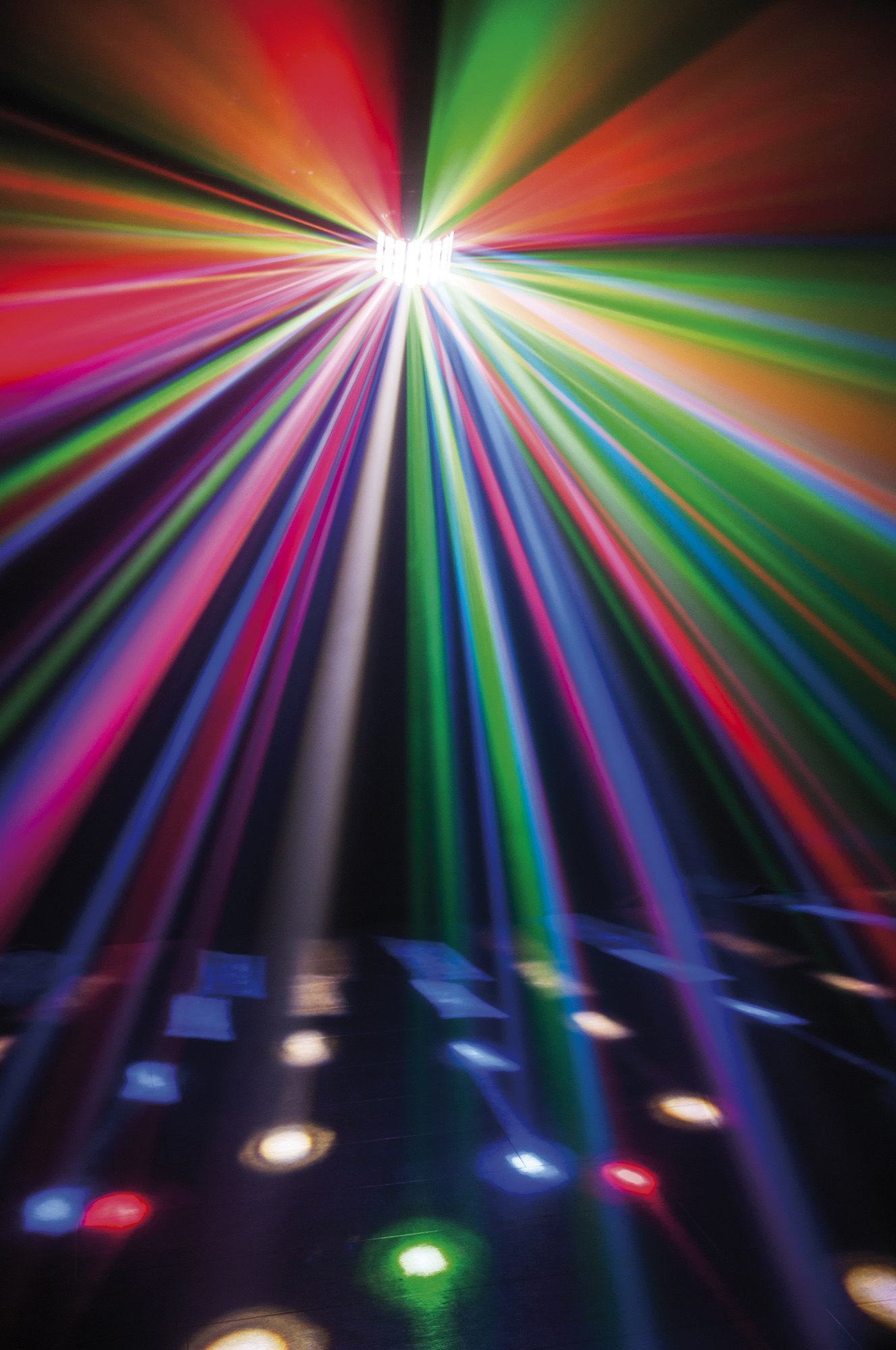 SHOWTEC Techno Derby 2-in-1 Light effect RGBW Intensive farbige Strahlen
