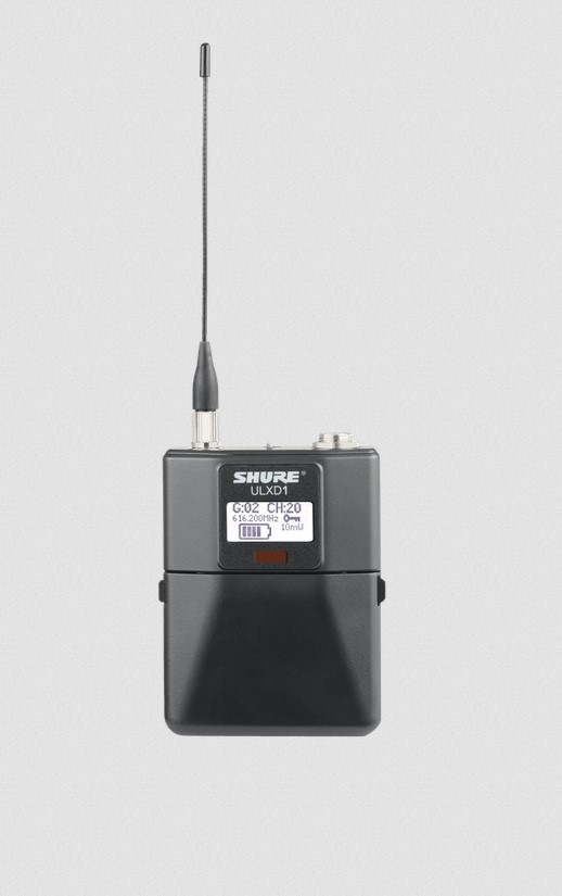 SHURE ULXD1=-V51 Digitaler Taschensender, VHF, 174-216 MHz