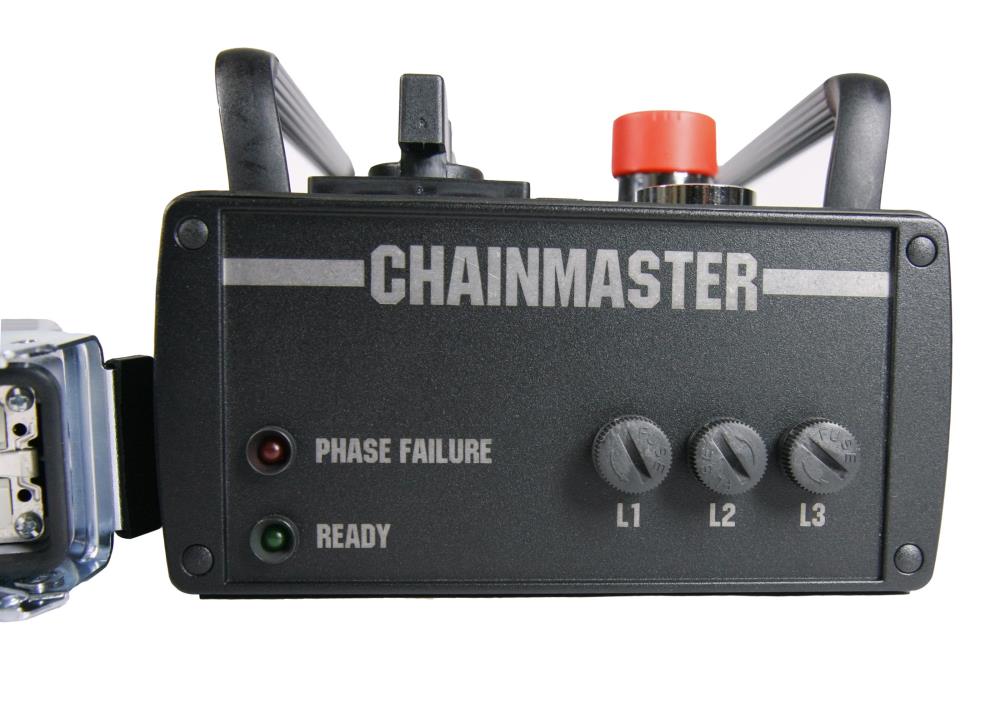 CHAINMASTER CM-802011 Motorcontroller, 4-Kanal, IN: CEE 16A 5pol, OUT: Harting HAN 16E-F-s, Direktsteuerung
