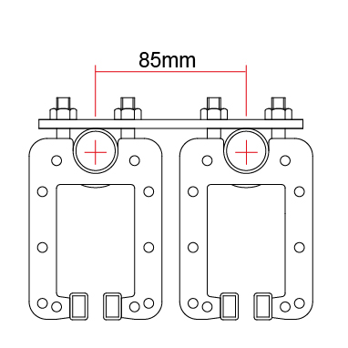 DOUGHTY T63752 OVERLAP BRACKET