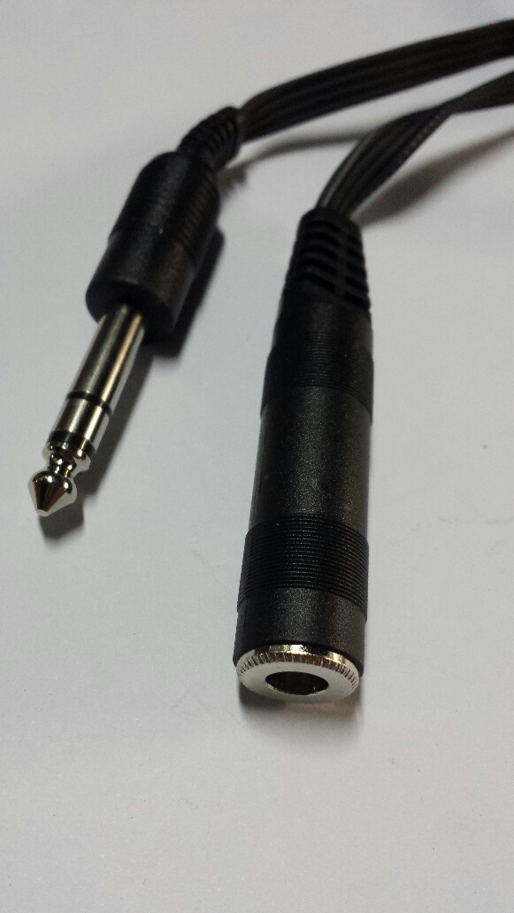 MONACOR HEC60 Stereo Kopfhörer Kabelregeler