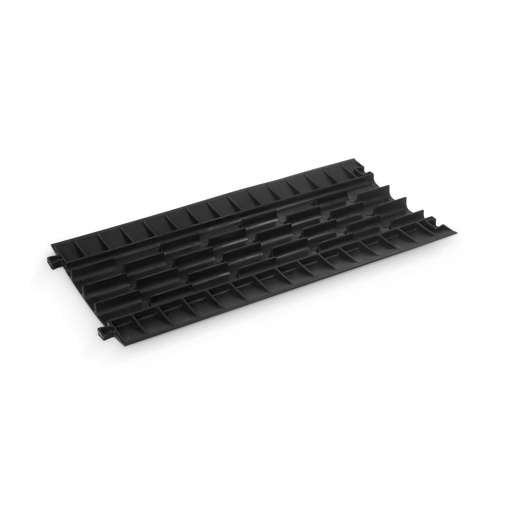 DEFENDER COMPACT Cable protector 7 channels | black | light duty | height 3.7cm