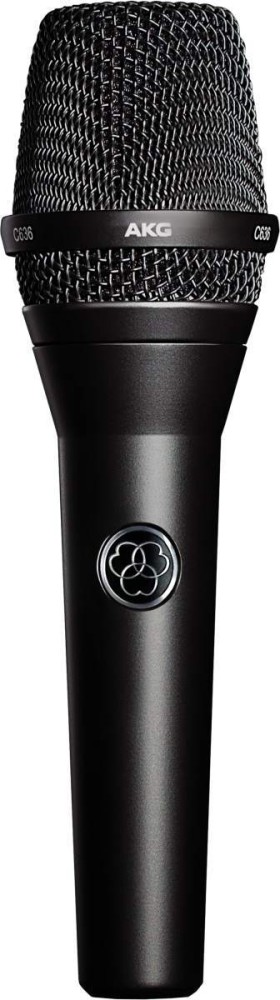 AKG C636 BLK, Kondensator-Mikrofon, Niere, Gesangsmikrofon der Spitzenklasse für Studio-Sound auf der Bühne, schwarz