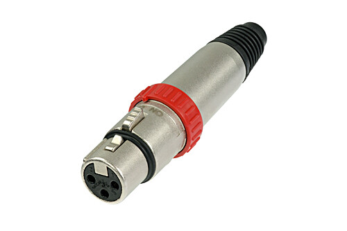NEUTRIK NC3FXS XLR 3pol Stecker, female, MIT SCHALTER
