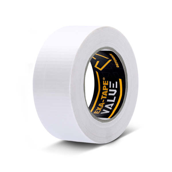 DEFENDER EXA-TAPE-VALUE W 50 - Gewebeklebeband, Weiß, glänzend