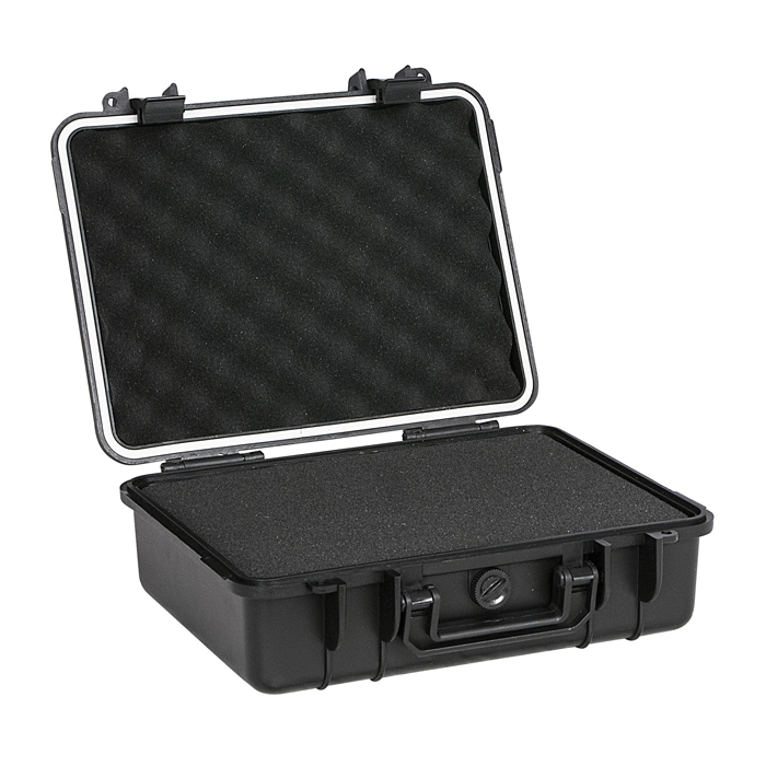 SHOWGEAR Daily Case 4 Kunststoffkoffer, Innenmaße: 255x185x83mm, IP65, Klappgriff, Schaumstoff
