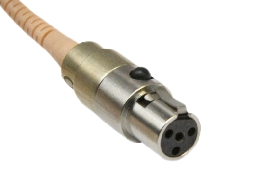 DPA 6066-OC-R-F10 6066 CORE Omni Headset Mic, Beige, TA4F Mini-XLR