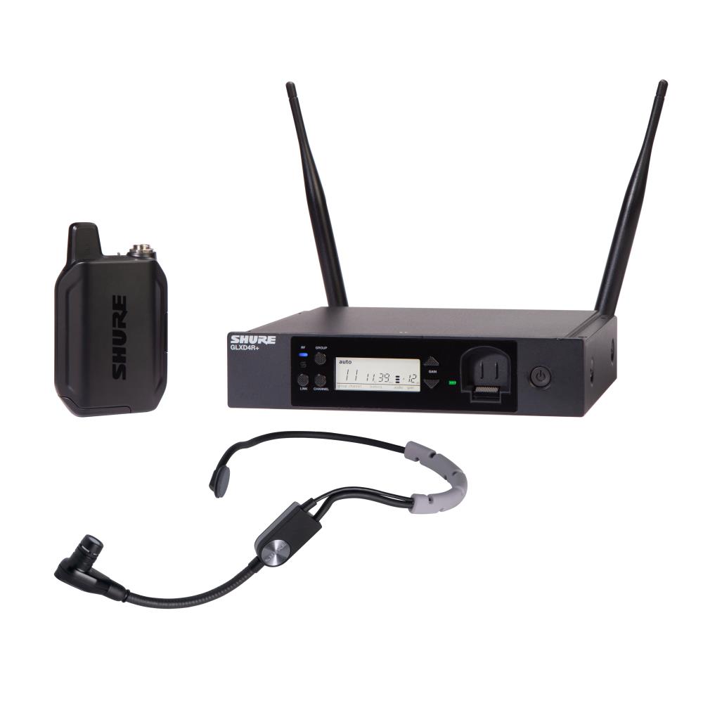 SHURE GLXD14R+E/SM35-Z4 Funksystem zur Rackmontage mit SM35 Headset-Mikrofon