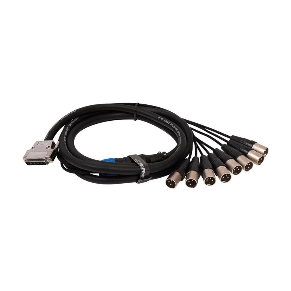 AUVITRAN AxP-DSX8M Cable with DB-25 connector to 8x male XLR for AxC-AS16o or AxC-AS8o