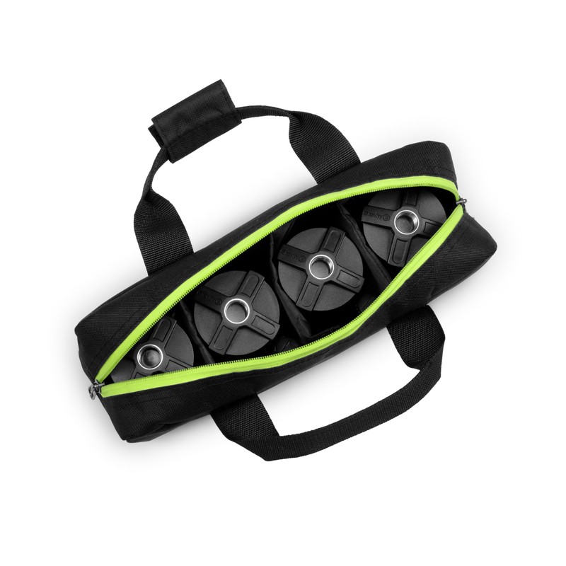 GRAVITY SA BELT 1 B SET 1 4 Retractable Crowd Barrier Cassettes for Stand Mounting incl. Bag