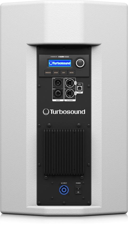 TURBOSOUND NUQ102-AN-WH, Selfpowered Lautsprecher 2-Wege-Fullrange, 10"/ 1" Neodym, 600W, weiß