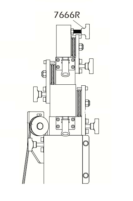 VMB 7666R Knauf T-Griff Schraube M10x35mm, rot