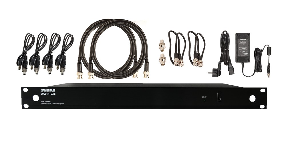 SHURE UA844+Z18/LC-E ANTENNA/POWER DIST SYSTEM, LESS CABLE