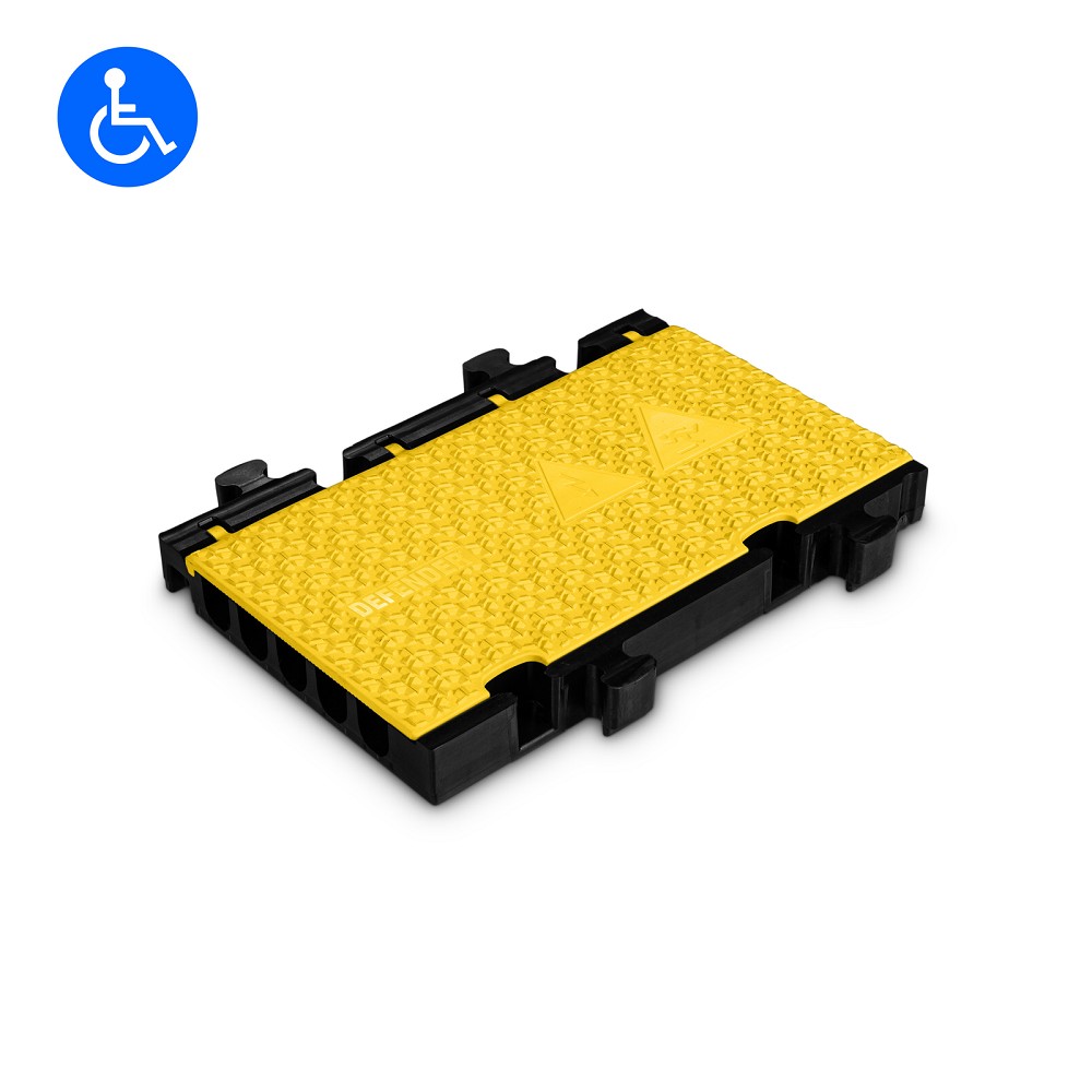 DEFENDER MIDI 5 2D HALF MID SECTION Modular system 5 channels | half middle section | wheelchair-accessible transition | height 5.4 cm