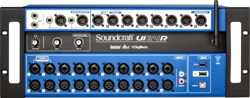 SOUNDCRAFT Ui24R 24-Kanal Mischpult mit Tablet/Smartphone/PC Steuerung