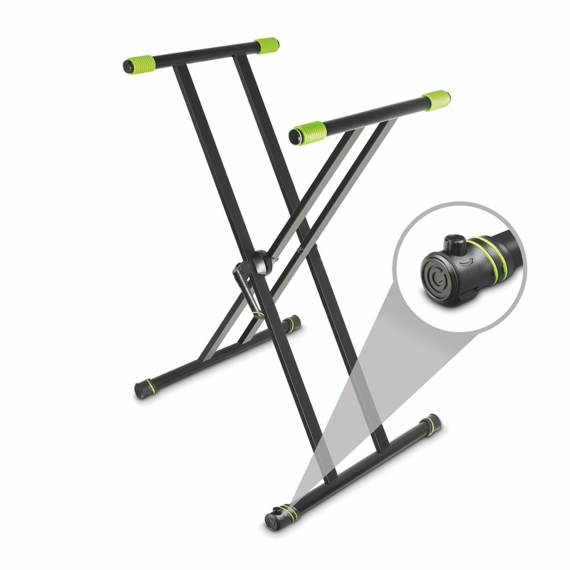 GRAVITY KSX 2 RD Set with keyboard stand X-Form double and rapid desk