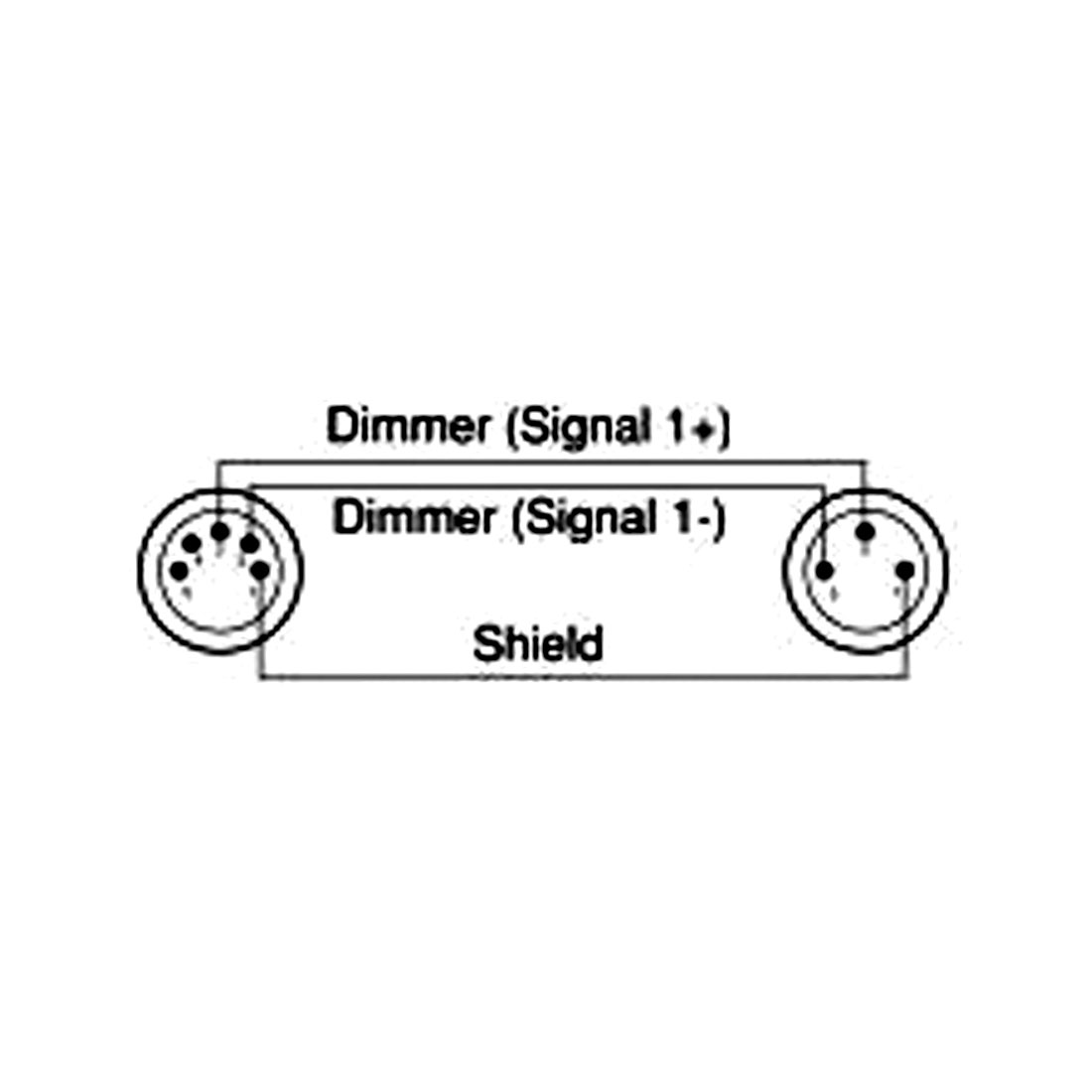ACCU AC-DMXT/5M3F 5pin male/3pin female Kabel Adapter