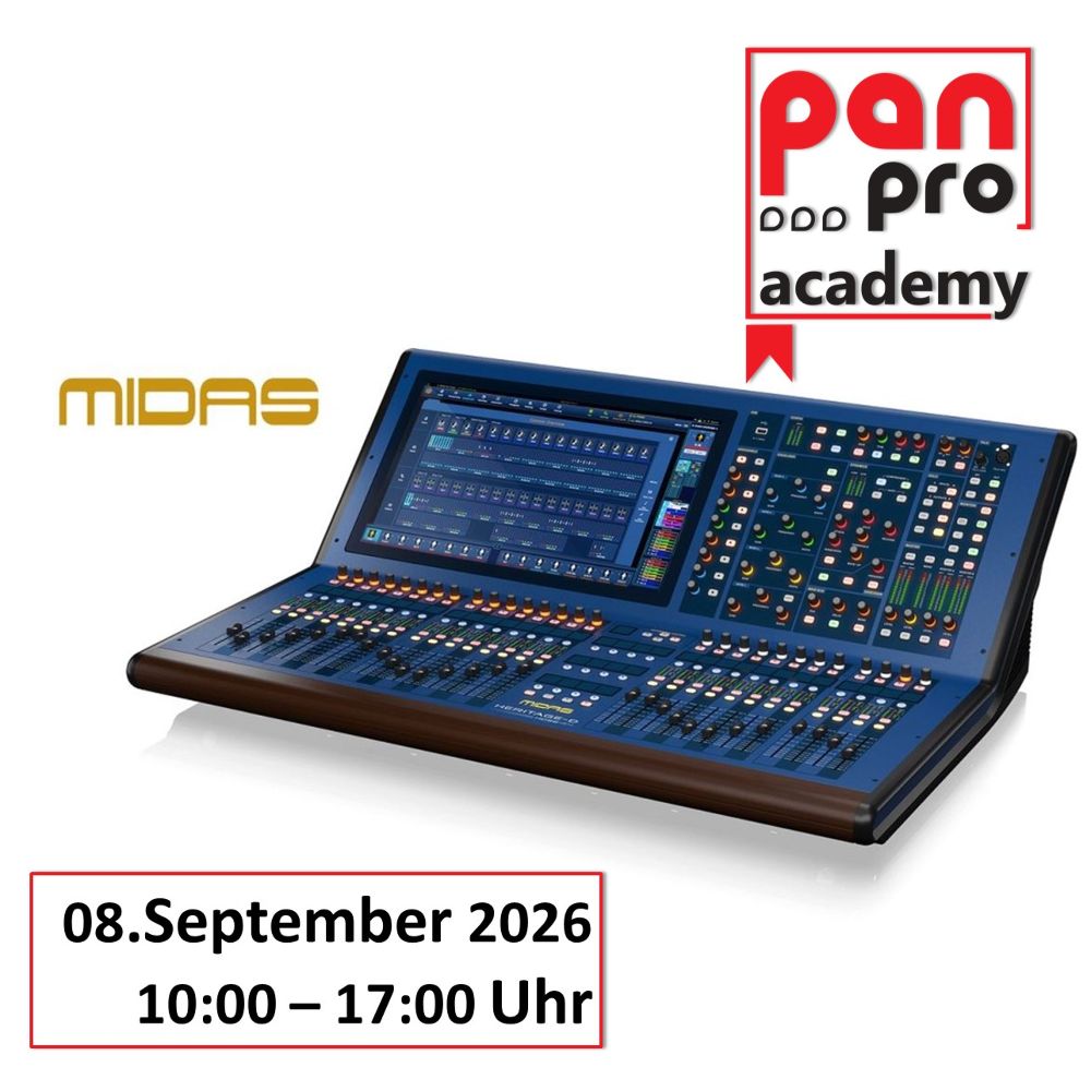 MIDAS HD96 - Pflege und Aufzucht, HandsOn in Verbindung mit DP48