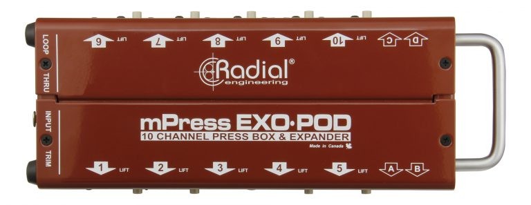 RADIAL Exo-Pod Passive Line-Level Broadcast Splitter