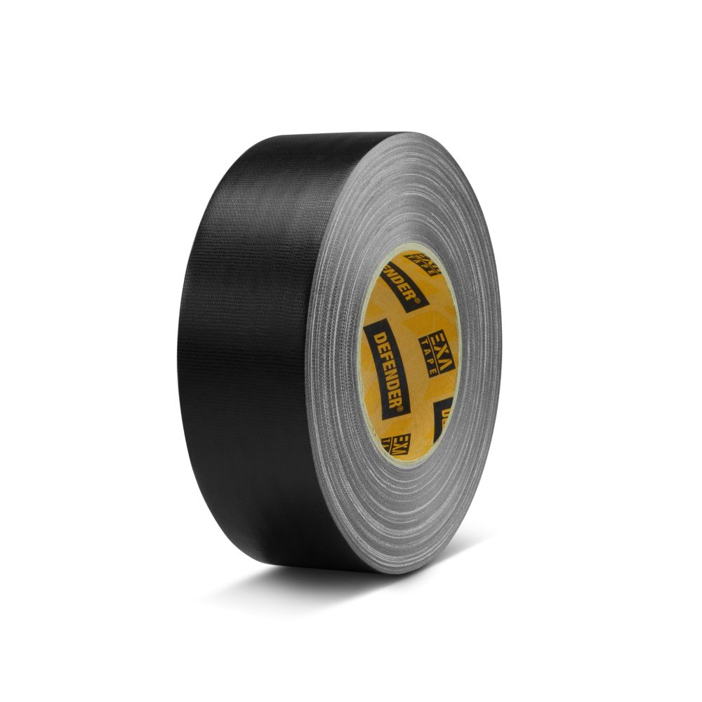 DEFENDER EXA-TAPE BM 50 ERGO-CORE - Premium Gewebeklebeband, schwarz