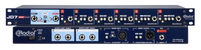 RADIAL JD7 Studio Guitar Distribution and Splitting