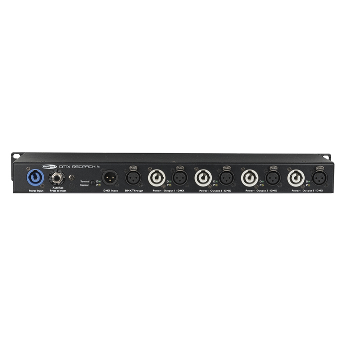 SHOWTEC DMX Recpack 4 DMX-Recorder mit programmierbarem Switch-Pack