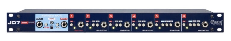 RADIAL JD7 Studio Guitar Distribution and Splitting