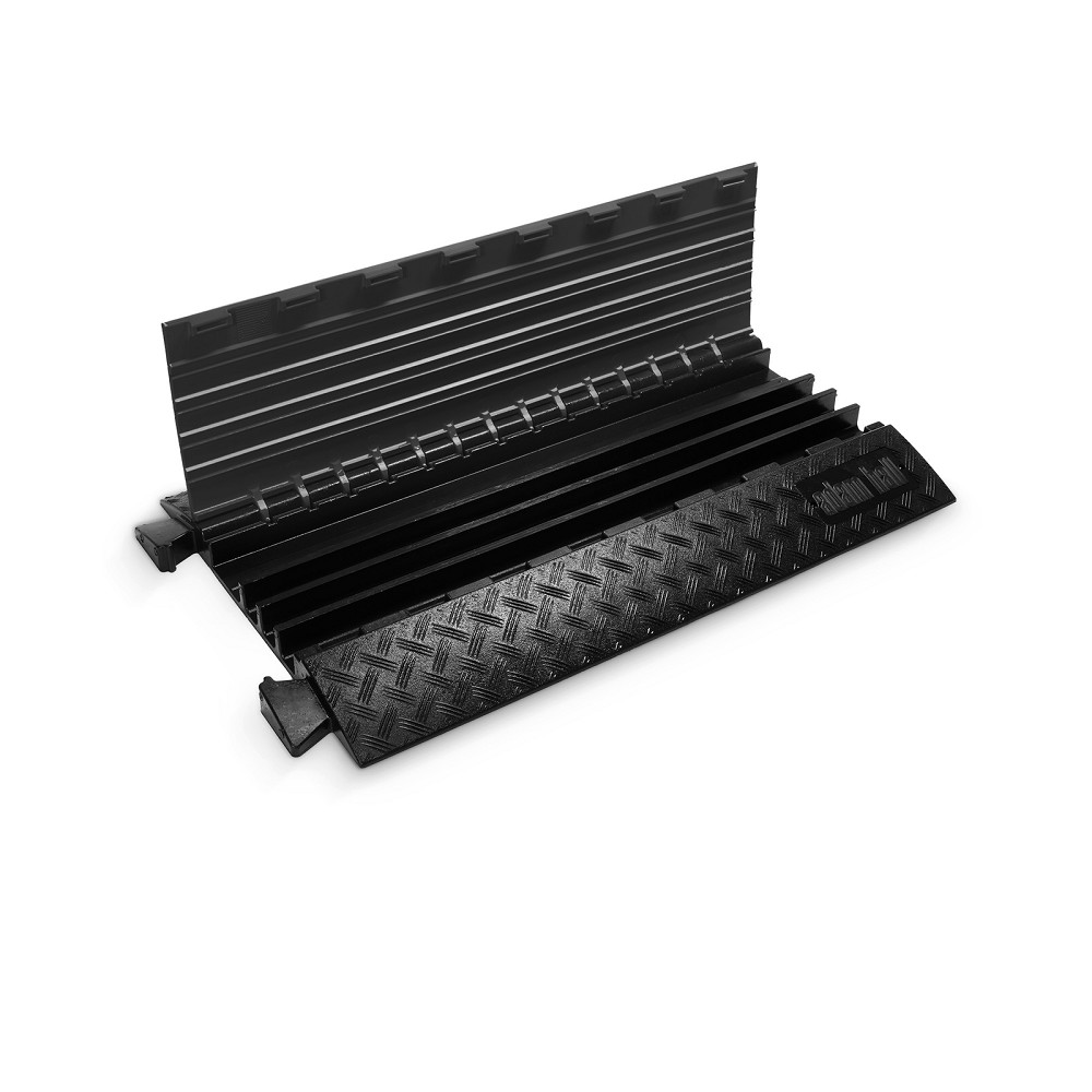 DEFENDER MIDI 4 BLK Cable Protector 4 Channel | black | heavy duty | height 5,5cm