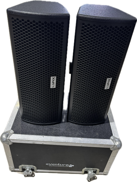 LYNX Pro Audio QB-D6 – 2 × 6" Fullrange Lautsprecher – 400 W RMS – Set 2 Stück im Case, gebraucht
